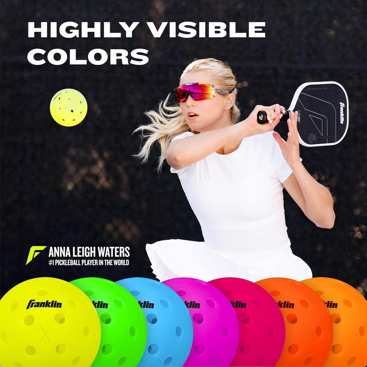 Official Outdoor Pickleballs - Tournament Grade Performance