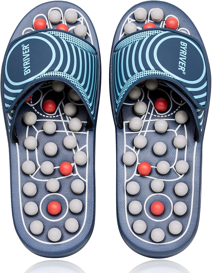 Acupressure Foot Massage Slippers | Reflexology Mat & Roller