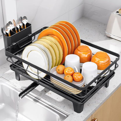 Premium Dish Drying Rack - Multi-Size Kitchen Counter Organizer