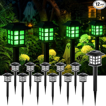 Solar Pathway Lights Outdoor Waterproof LED Garden Decor
