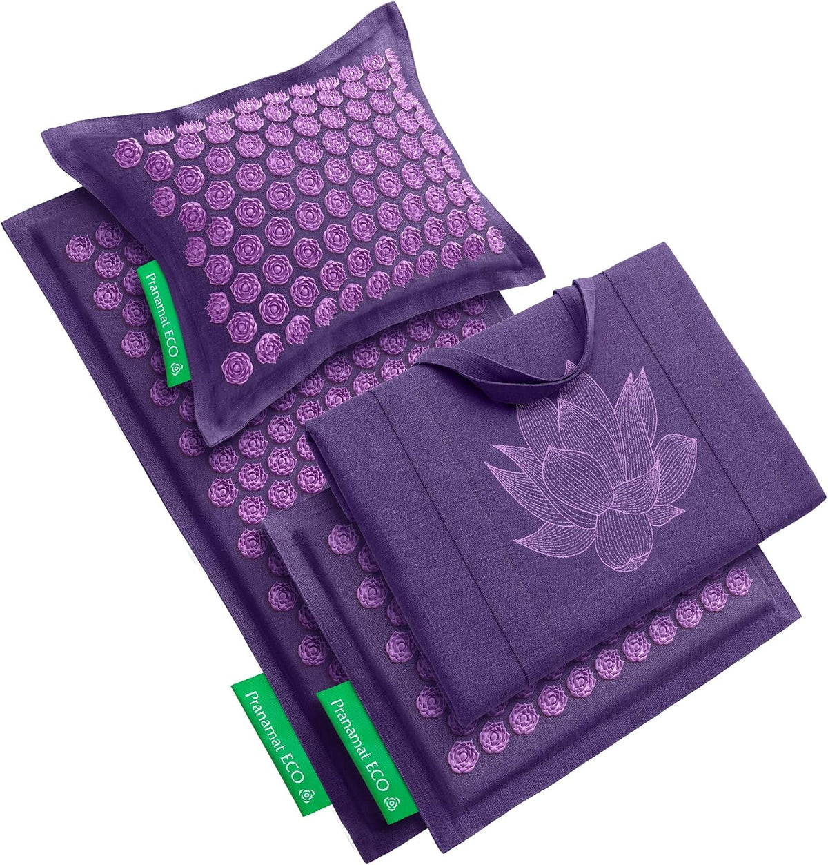 Premium Acupressure Mat Set with Pillow & Bag - European Made