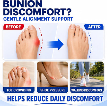 All-in-One Bunion Corrector Kit with Toe Separator & Gel Pad