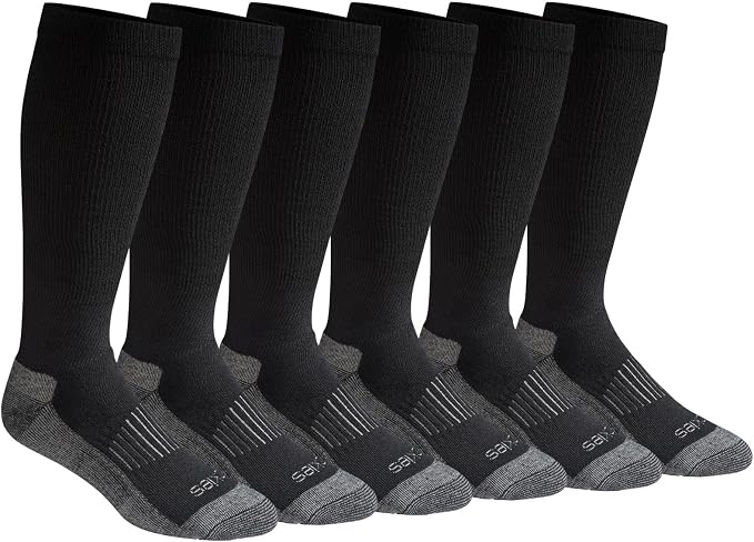 Men's Light Compression Over-The-Calf Socks | 2-6 Pairs