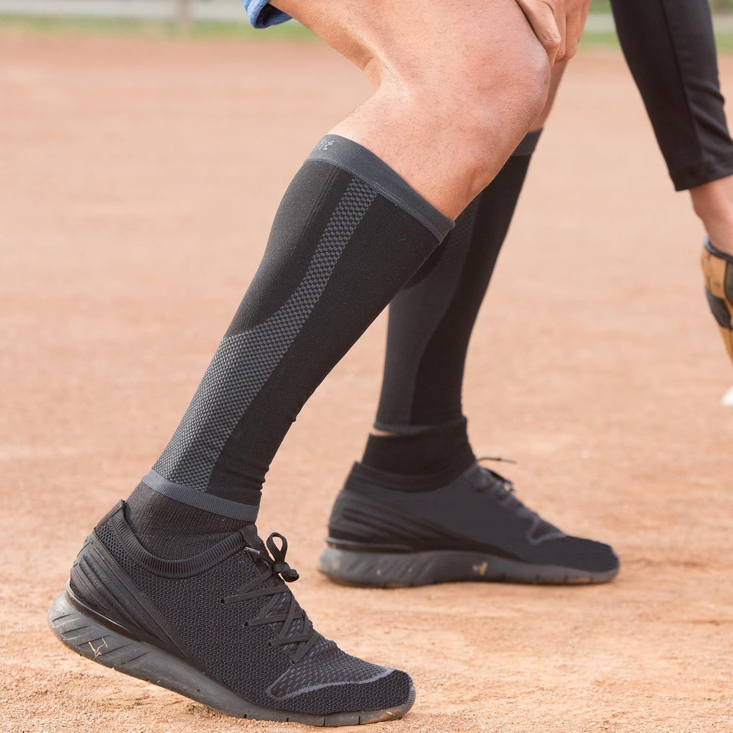 Copper-Infused Calf Compression Sleeves for Performance Support