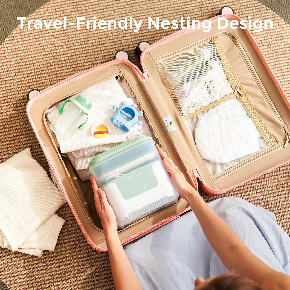 Modular 4-in-1 Bottle Sterilizer & Dryer with Compact Design
