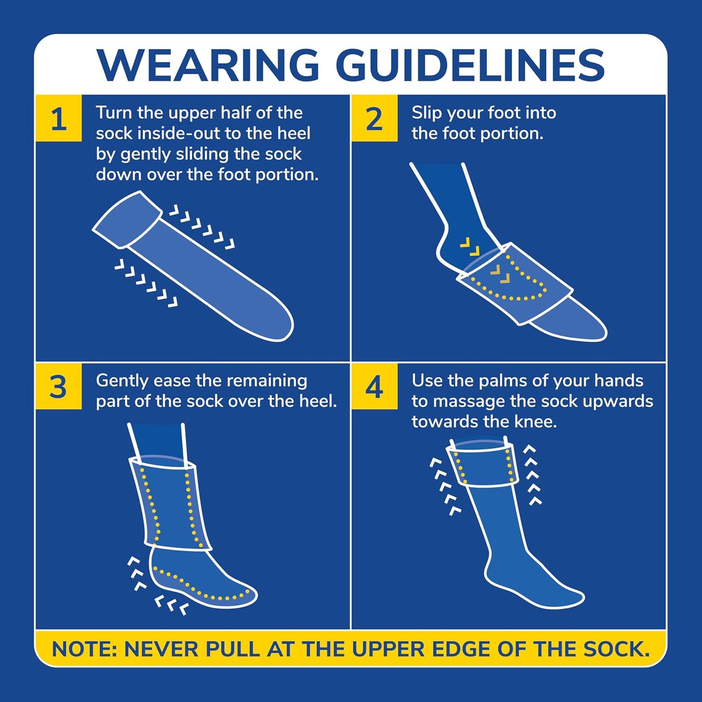 Men's Compression Over-Calf Socks - Athletic & Work Performance