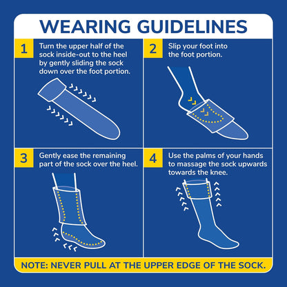 Men's Compression Over-Calf Socks - Athletic & Work Performance