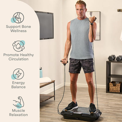 High-Intensity Vibration Plate with Loop Bands – Full Body