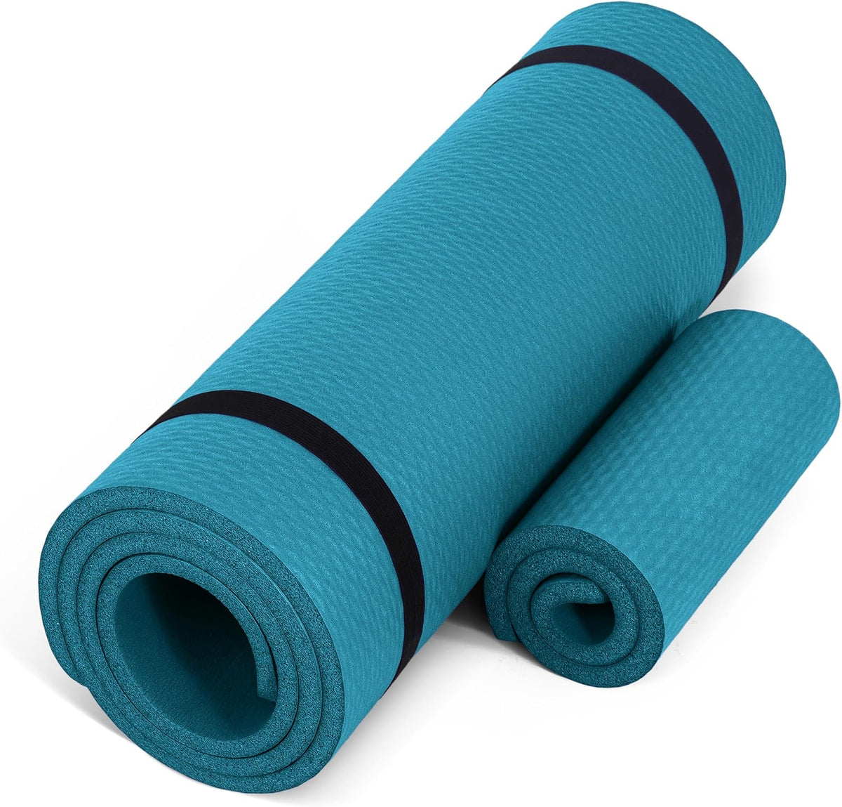 Premium 1/2-Inch High Density Exercise Yoga Mat with Strap