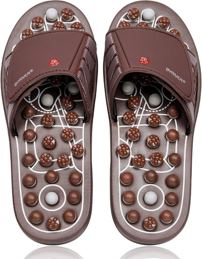 Acupressure Foot Massage Slippers | Reflexology Mat & Roller