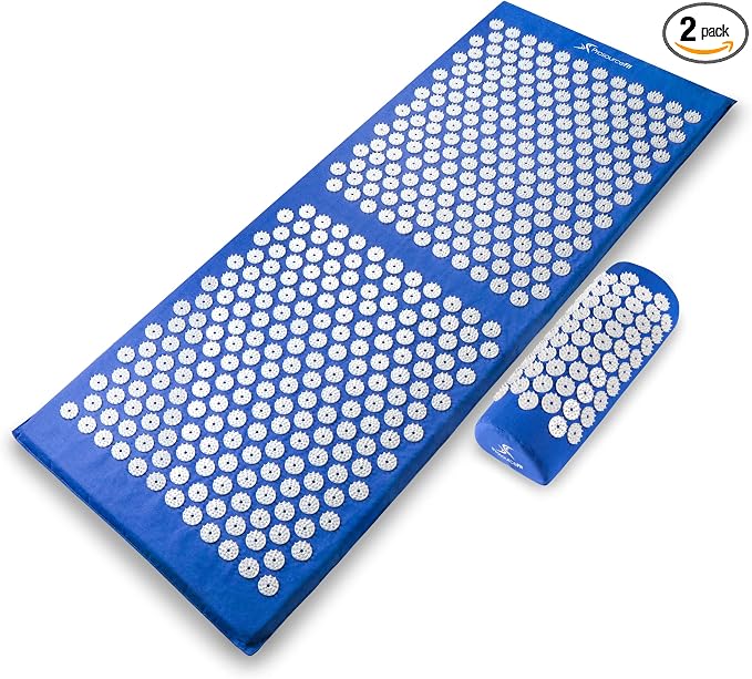 Acupressure Mat & Pillow Set for Relaxation and Recovery
