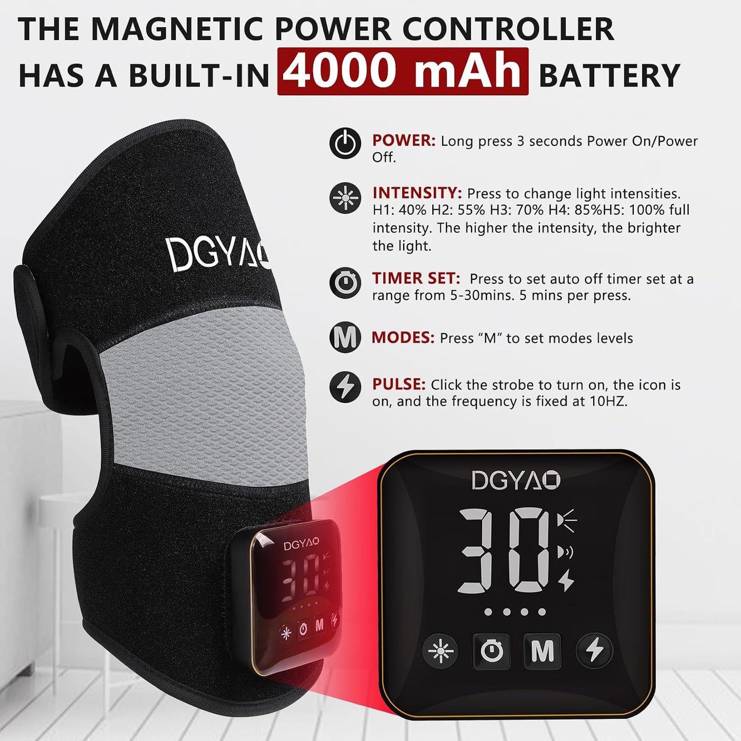 Cordless Red Light Therapy Wrap - Portable Infrared Device