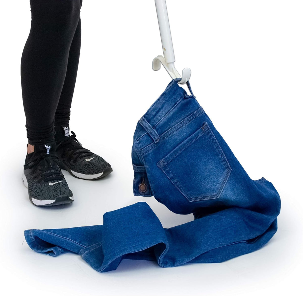 35.5 Inch Dressing Stick with Sock Remover & Shoe Horn