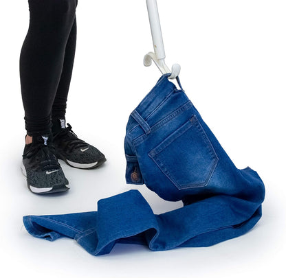 35.5 Inch Dressing Stick with Sock Remover & Shoe Horn