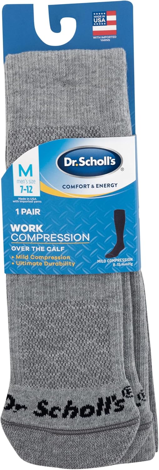 Men's Compression Over-the-Calf Socks for Athletic & Work