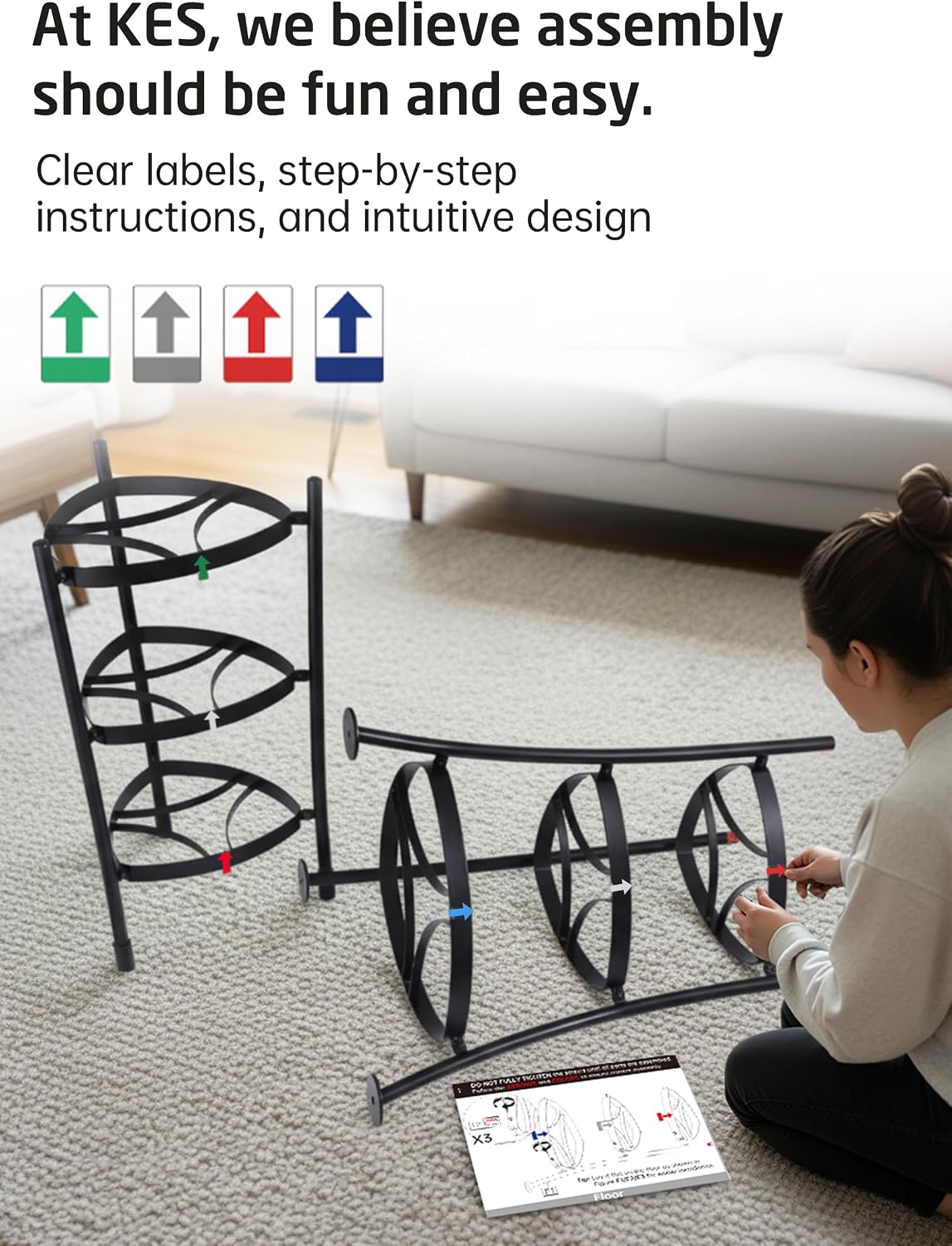 6-Tier Freestanding Pot Rack Tower with 264 Lb Capacity