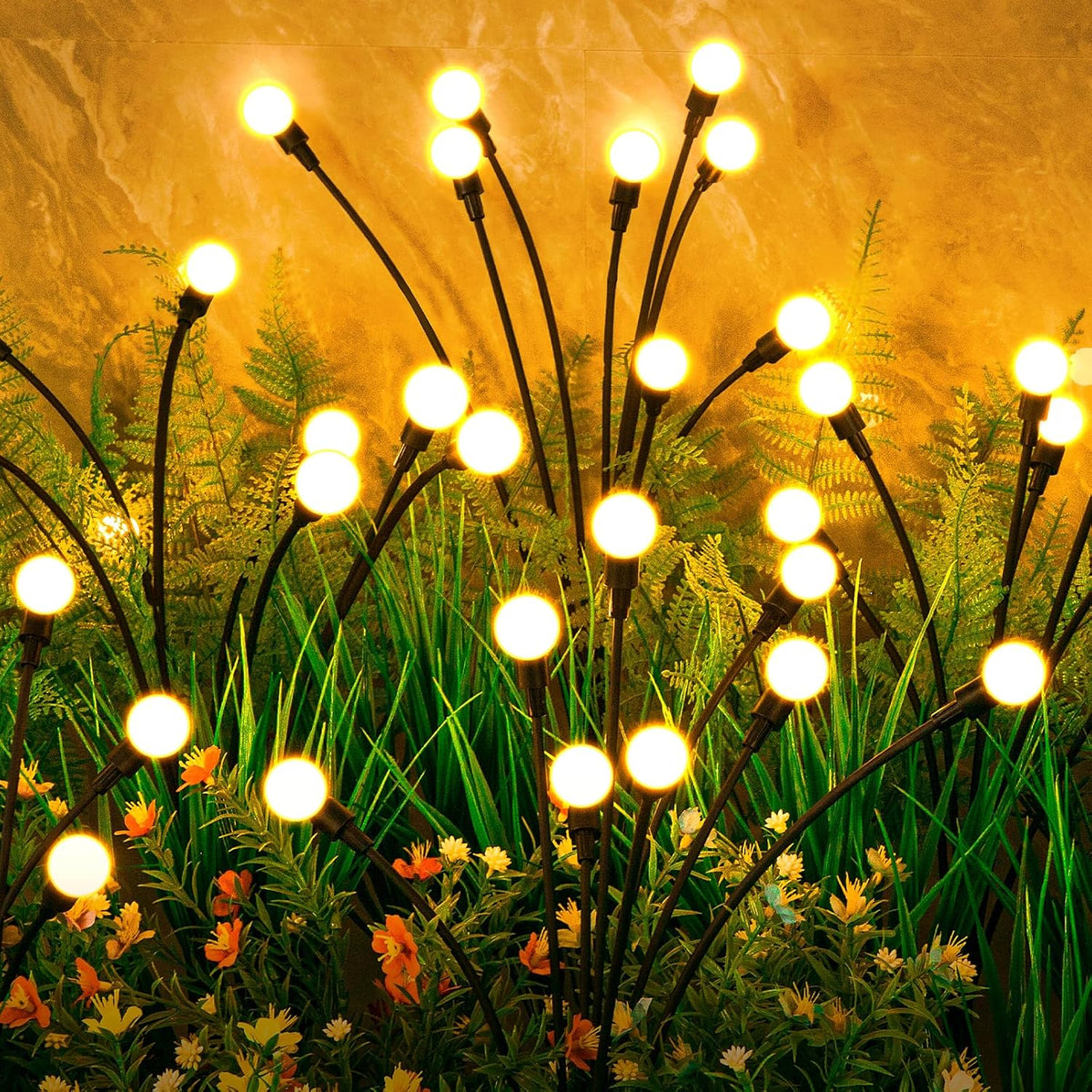 Solar Garden Fairy Lights – LED Outdoor String Lights 4-Pack