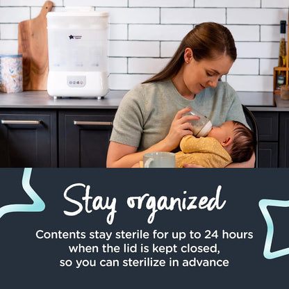 Electric Steam Sterilizer & Dryer for Baby Bottles