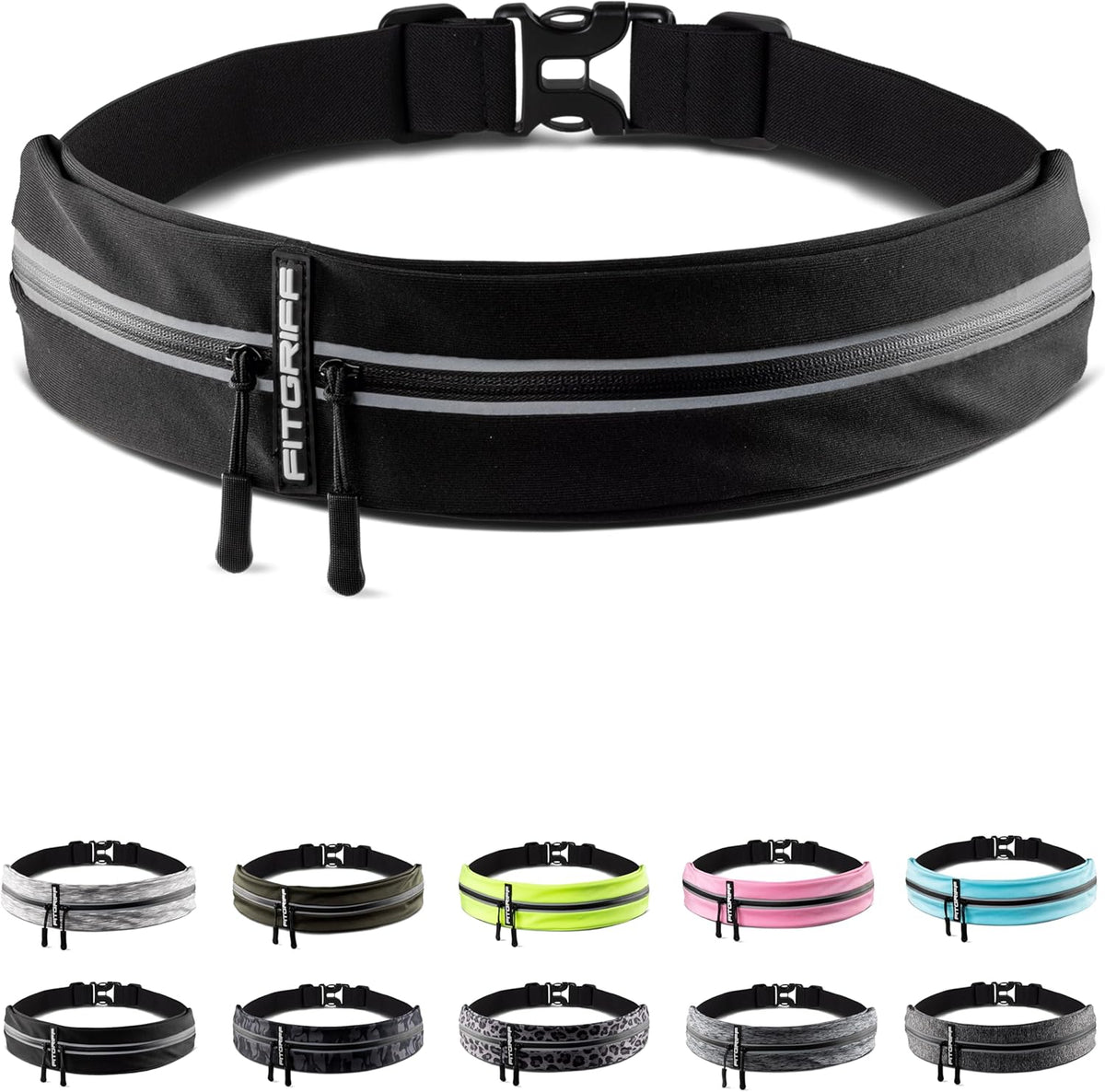 FlexRun Pro Running Belt - Secure Phone & Essentials Pouch