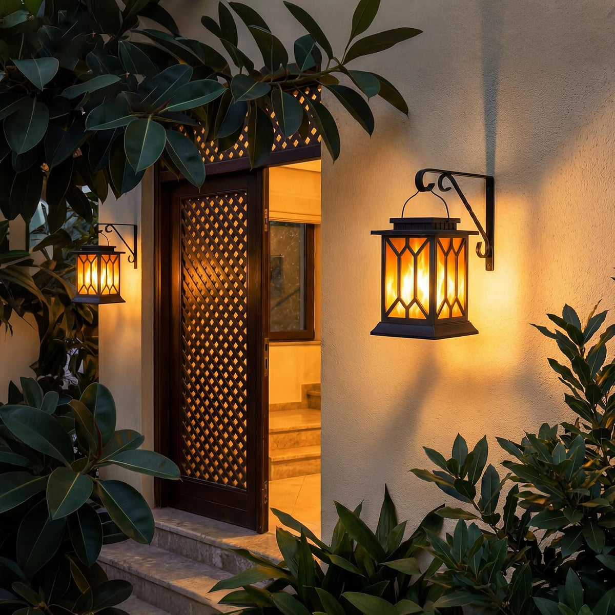 Solar Hanging Lanterns Outdoor Waterproof - 2 & 4 Pack