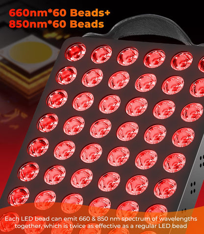 Red Light Therapy Panel 300W 660nm 850nm Infrared Device