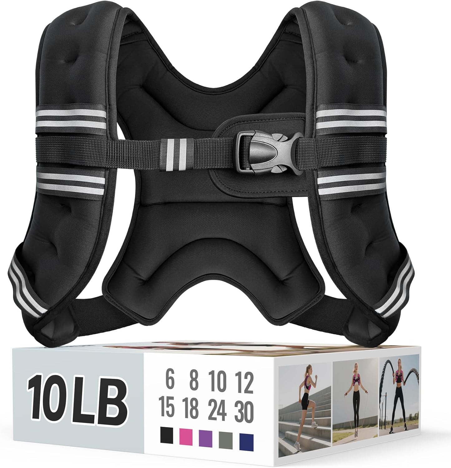 Professional Weighted Training Vest - Adjustable Resistance