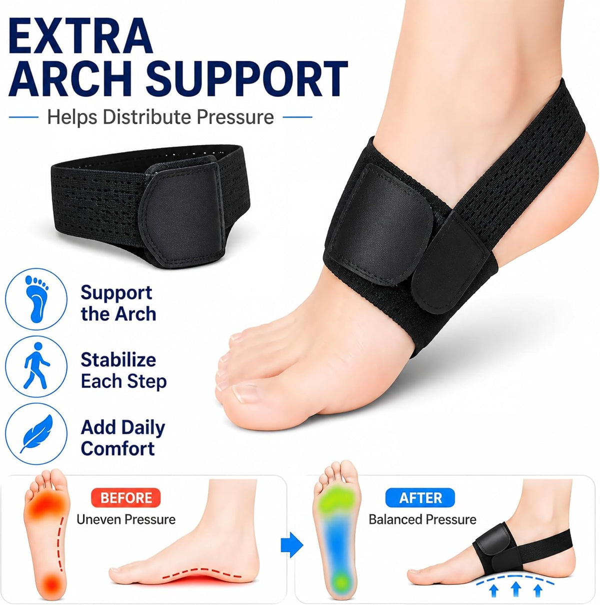 All-in-One Bunion Corrector Kit with Toe Separator & Gel Pad