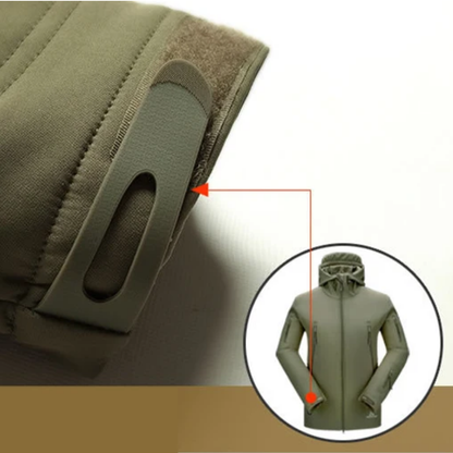 Plus Size Waterproof Combat Jacket for Men