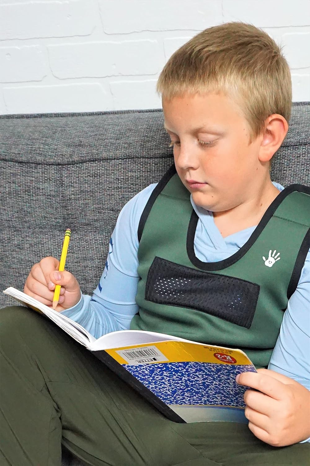 Kids Weighted Compression Vest - Adjustable Sensory Support Tool
