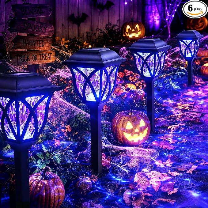 Solar Garden Lights Outdoor Waterproof LED Path Lighting