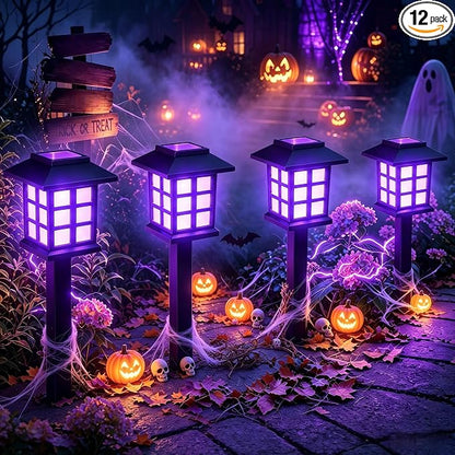 Solar Pathway Lights Outdoor Waterproof LED Garden Decor