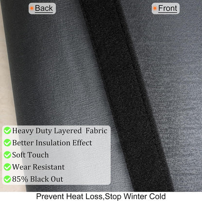 Magnetic Thermal Insulated Door Curtain - Energy Saving
