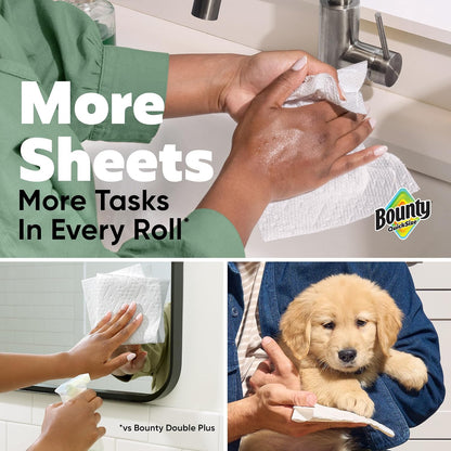 Quick-Size Paper Towels - 8 Family Triple Rolls White