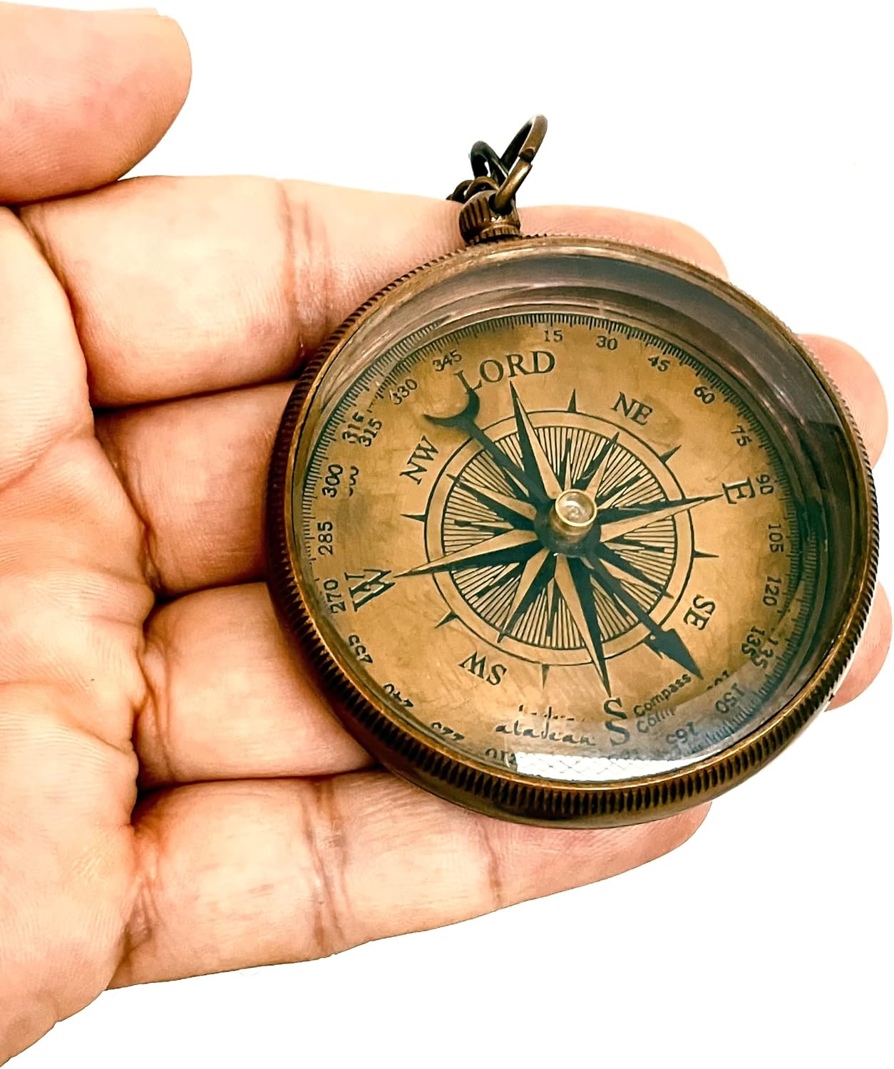 For I know The Plans I have For You (Jeremiah 29:11) Quote Engraved Compass (Design #2)