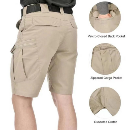 Plus Size Waterproof Cargo Short for Men