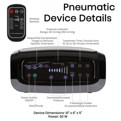 Leg Compression Sequential Pump Device | Air Compression Therapy And Recovery