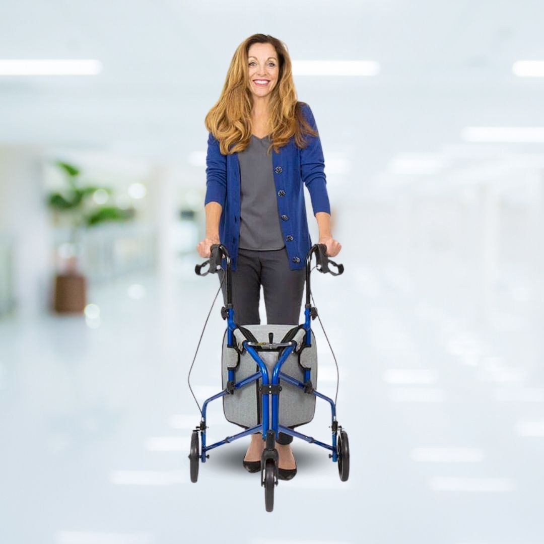 Foldable 3 Wheel Walker | Tripod Rollator