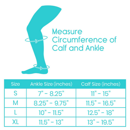 Knee High Compression Stockings 15-20mmHg