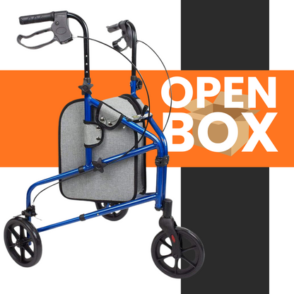 [OPEN BOX] Foldable 3 Wheel Walker | Tripod Rollator