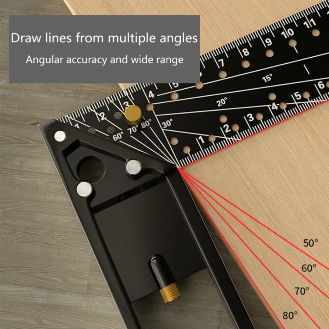Multifunctional Right Angle Ruler