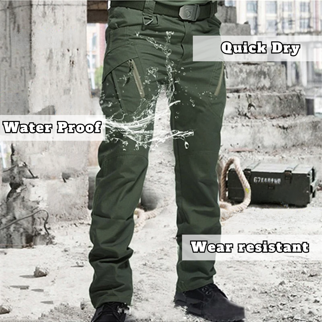 Multi-Pocket Waterproof Quick Dry Cargo Pants for Men