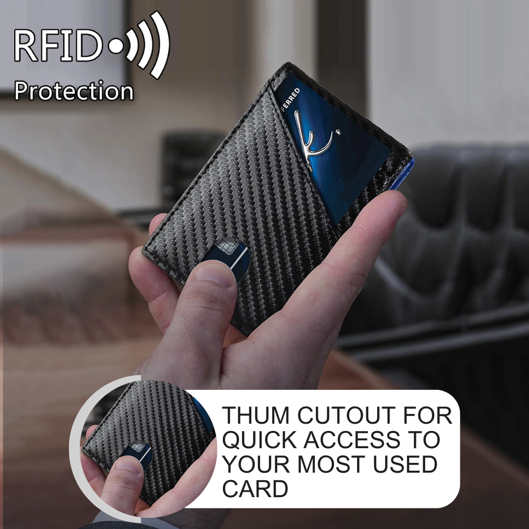 RFID Anti-Theft Portable Card Holder Wallet