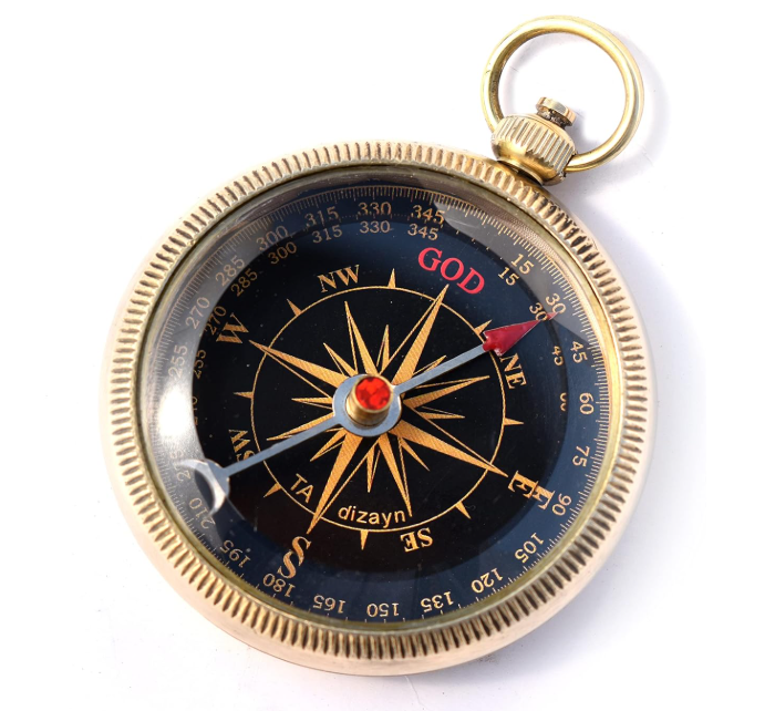 For I know The Plans I have For You (Jeremiah 29:11) Quote Engraved Compass (Design #3)