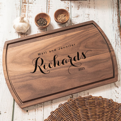 Personalized Cutting Board - Engraved Cutting Board, Custom Cutting Board, Wedding Gift, Housewarming Gift, Anniversary Gift, Mothers Day