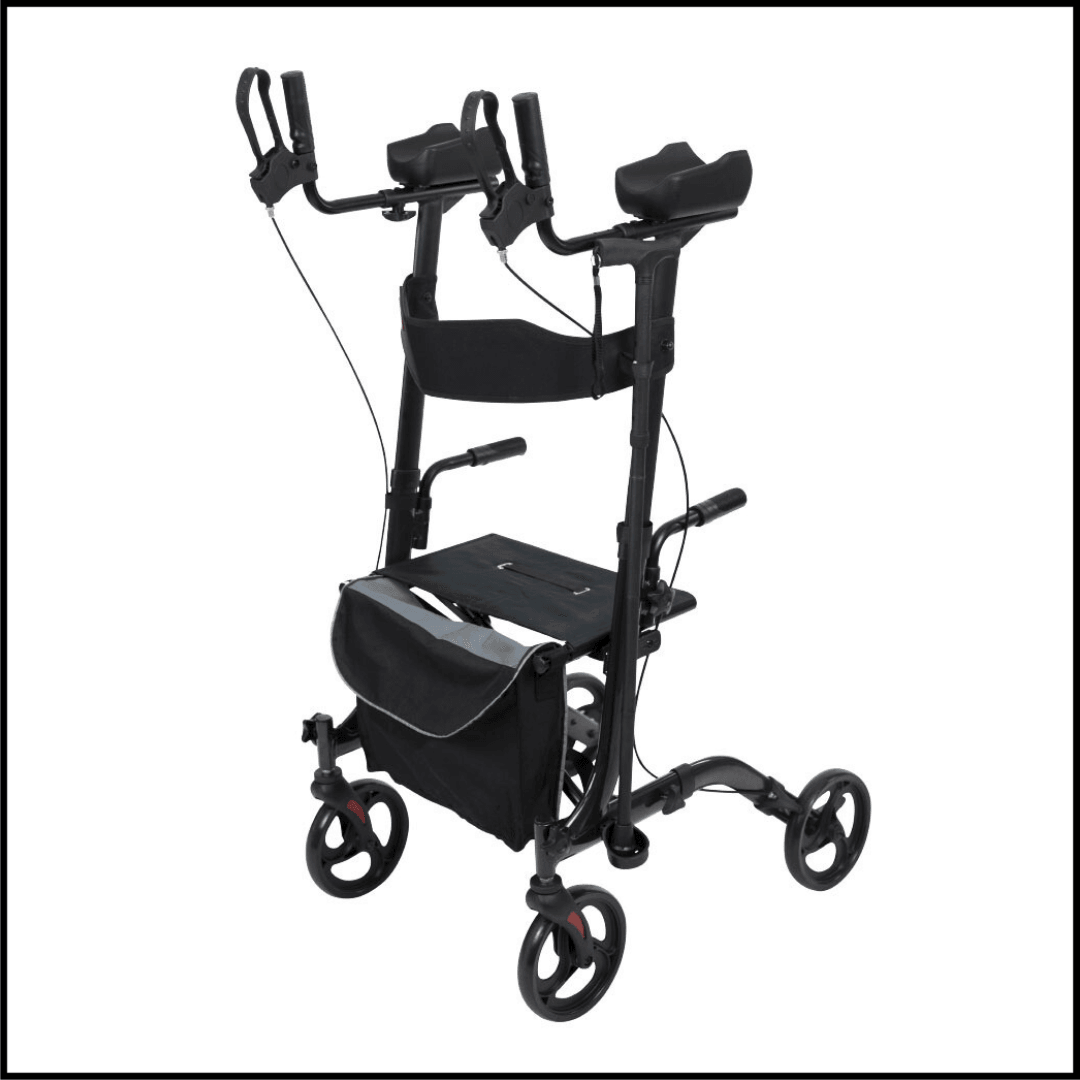 Lightweight Upright Walker Adjustable Folding Aluminum Frame - TheGivenGet