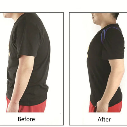 Invisible Back Posture Corrector Trainer - Adjustable Shoulder Brace - Straight Clavicle Support for Adult