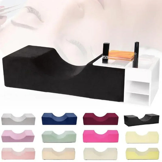 Lash Pillow Neck Support - Soft Pillow Grafting Memory Foam - Pillow With Pocket Makeup Salon