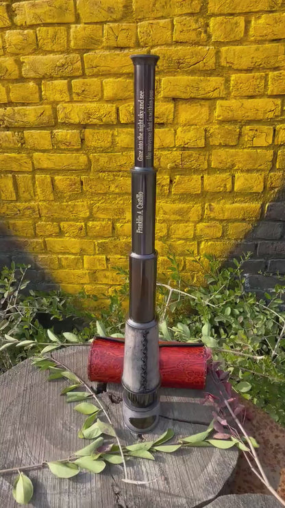 Engraved Spyglass Telescope