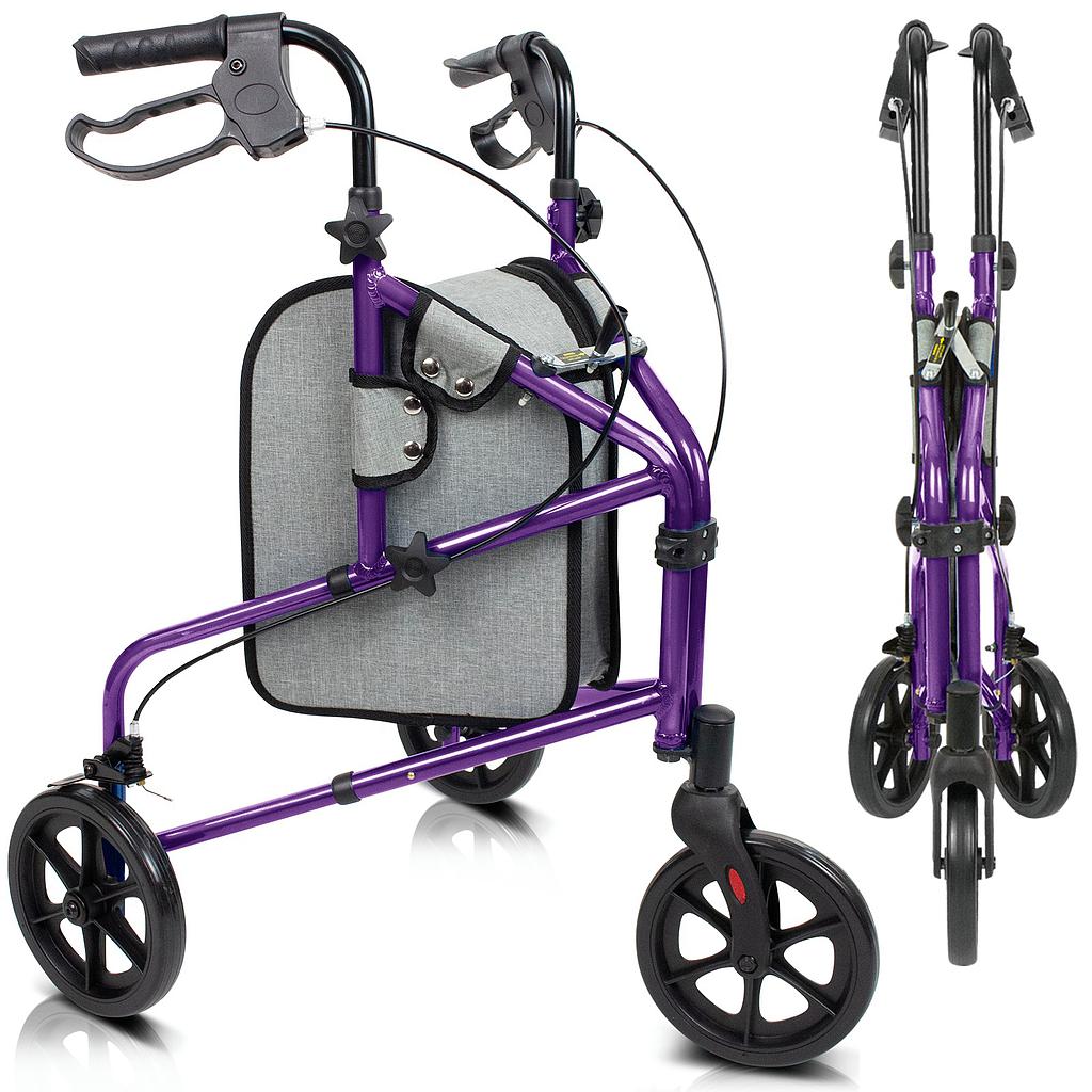 Foldable 3 Wheel Walker | Tripod Rollator