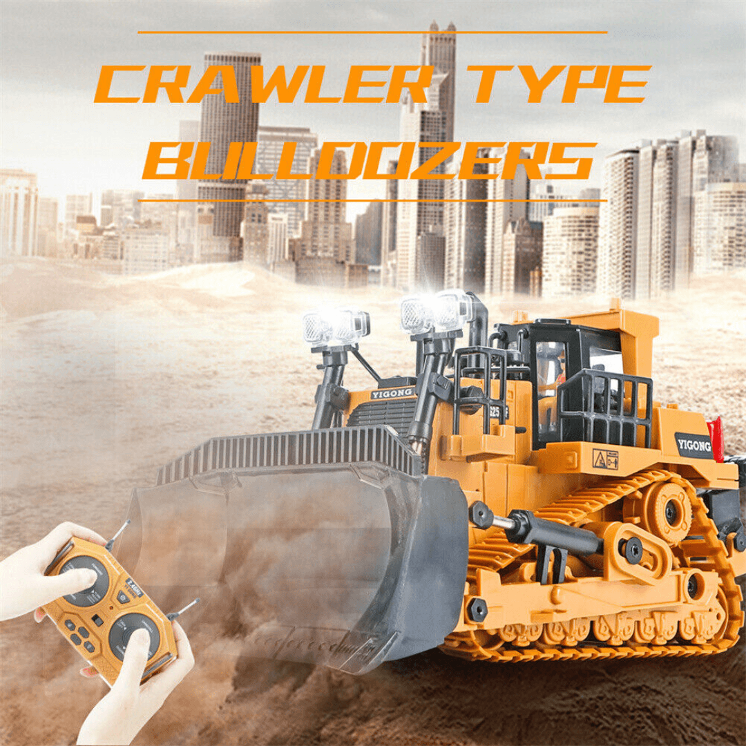 RC Remote Control Excavator Bulldozer Toy - TheGivenGet